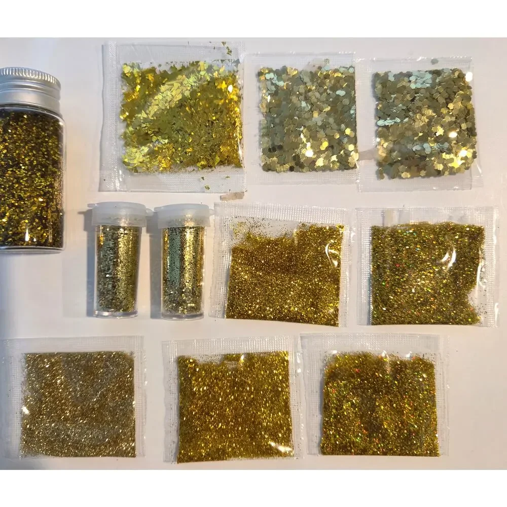 Glitter Lot Gold Craft Art DIY Resin Cheer Stamping Scrapbooking